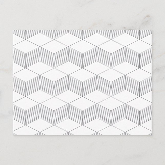 Carte Postale Design graphique moderne, simple, urbain, tendance (Devant)