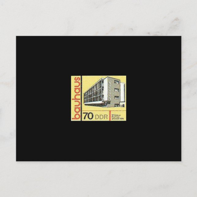 Carte Postale Design modernisme allemand, architecture - Dessau  (Devant)