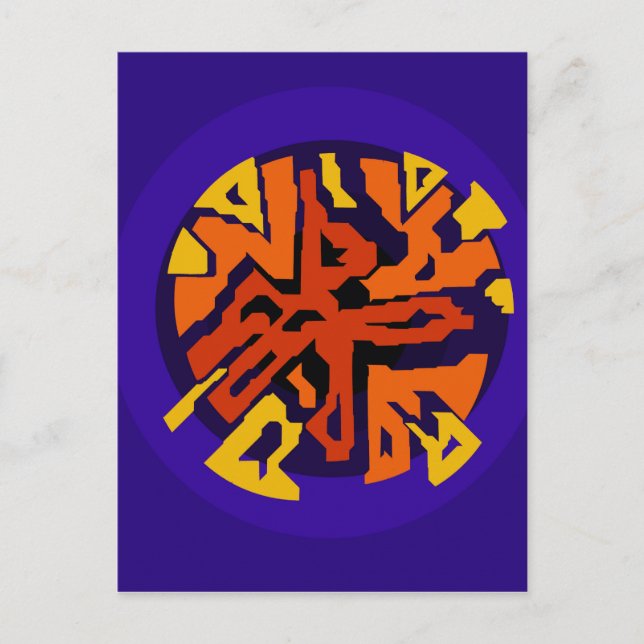 Carte Postale Design orange par Moma (Devant)