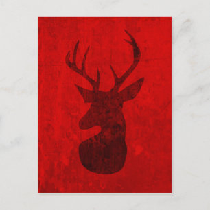 Carte Postale Design Red Deer