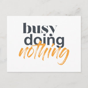 Carte Postale Design urbain, moderne et tendance de Busy Doy Not