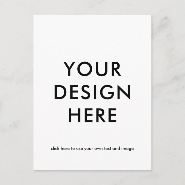 Carte postale Design vide (Devant)
