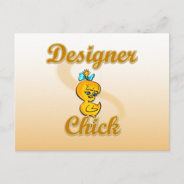 Carte Postale Designer Chick (Devant)