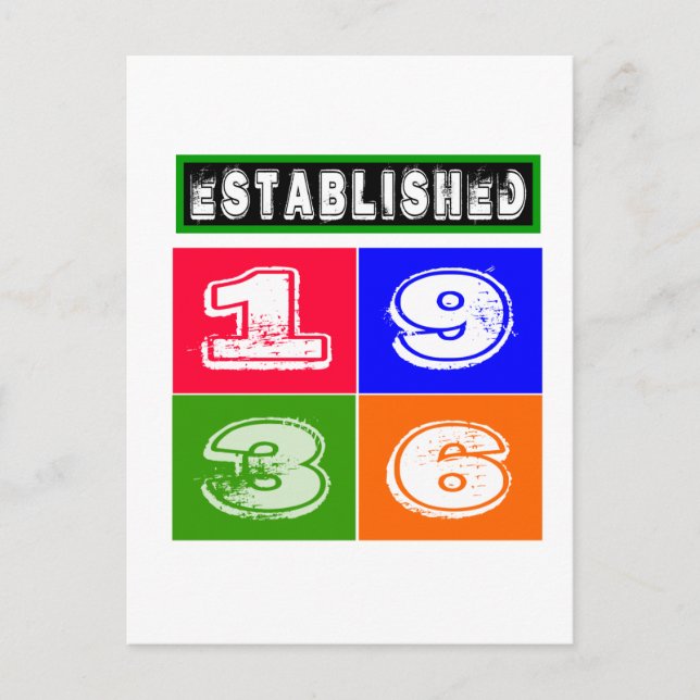 Carte Postale Designs d'anniversaire 1936 (Devant)