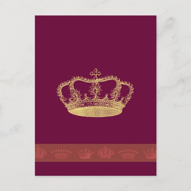 Carte Postale Designs de la Couronne (Devant)