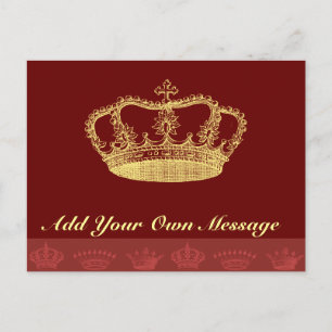 Carte Postale Designs de la Couronne