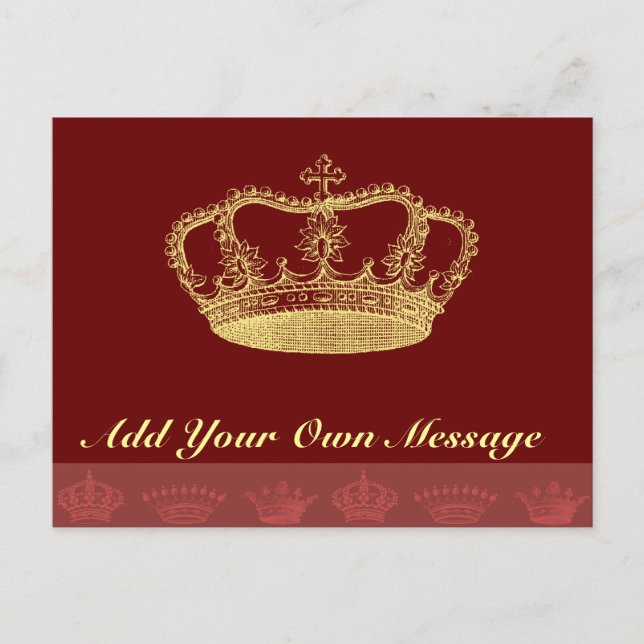 Carte Postale Designs de la Couronne (Devant)