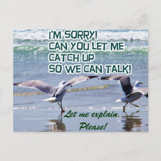 Carte Postale Désolé