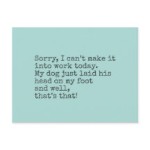 Désolé, je ne peux pas le faire aujourd'hui