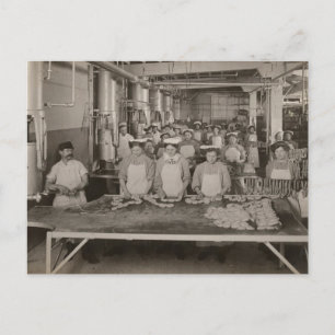 Carte Postale Désolé les filles, je suis l'homme saucisse - Vint