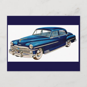 Carte Postale DeSoto bleu 1950