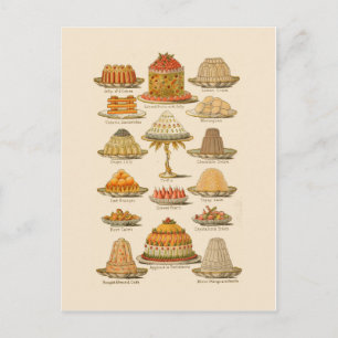 Carte Postale Desserts