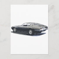Dessin classique Maserati Ghibli