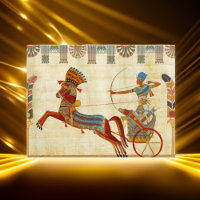 Dessin Coloré du Pharaon Ramsès II de l'Égypte Anc
