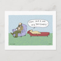Dessin de Chien en Thérapie | Afficher l'humour du