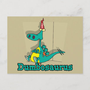 Carte Postale Dessin de Dumbosaurus Dino