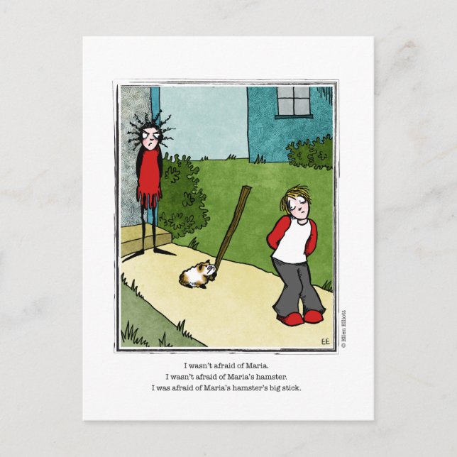 Carte Postale Dessin de HAMSTER par Ellen Elliott (Devant)