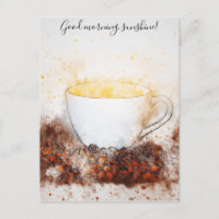 Dessin de Hot Cup of Coffee Good Morning Sunshine