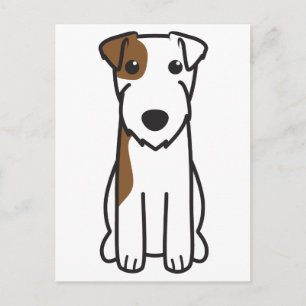 Carte Postale Dessin de Parson Russell Terrier Dog