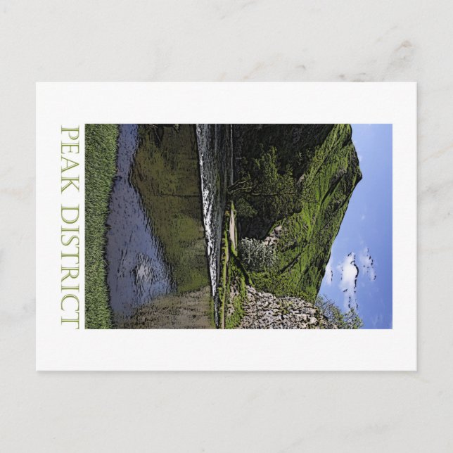 Carte Postale Dessin de Peak District (Devant)