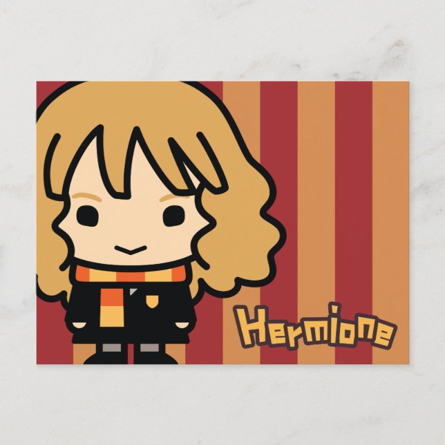 Carte Postale Dessin de personnage de dessin animé d'Hermione Gr (Devant)
