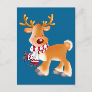 Carte Postale dessin de rudolph
