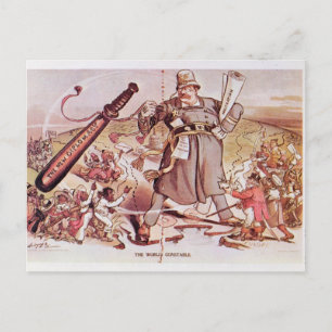 Carte Postale Dessin du président Roosevelt