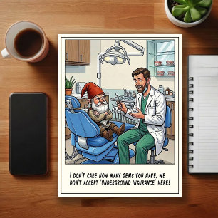 Carte Postale Dessin humoristique de cabinet dentaire