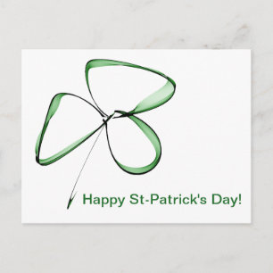 Carte Postale dessin mignon petit trèfle