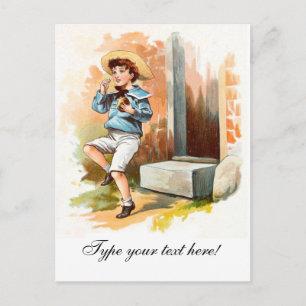 Carte Postale Dessin vintage : Petit Jack