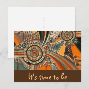 Carte Postale Dessiné à la main par EDDArt - Réflexions 1