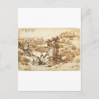 Carte Postale Dessins par Leonardo da Vinci