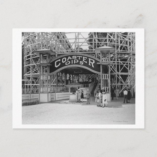Carte Postale Dessous de verre à rouleaux à Glen Echo Park Photo (Devant)