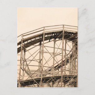 Carte Postale Dessous de verre à rouleaux de Coney Island