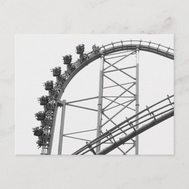 Carte Postale Dessous de verre à rouleaux X2 Six Flags Magic Mou (Devant)