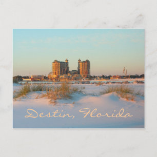 Carte Postale Destin Florida - Emerald Grande au coucher du sole