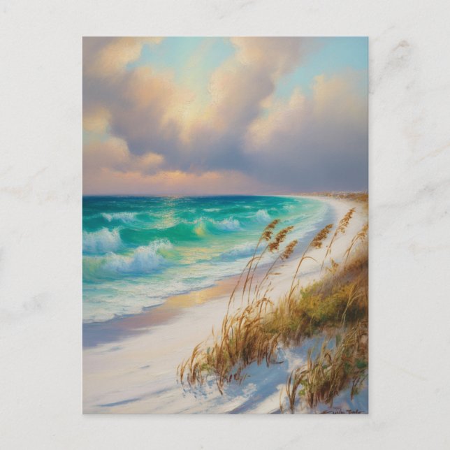 Carte Postale Destin Florida Peinture (Devant)