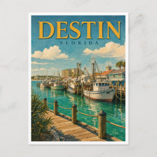 Carte Postale Destin Floride Destin Harbor GeoSaga