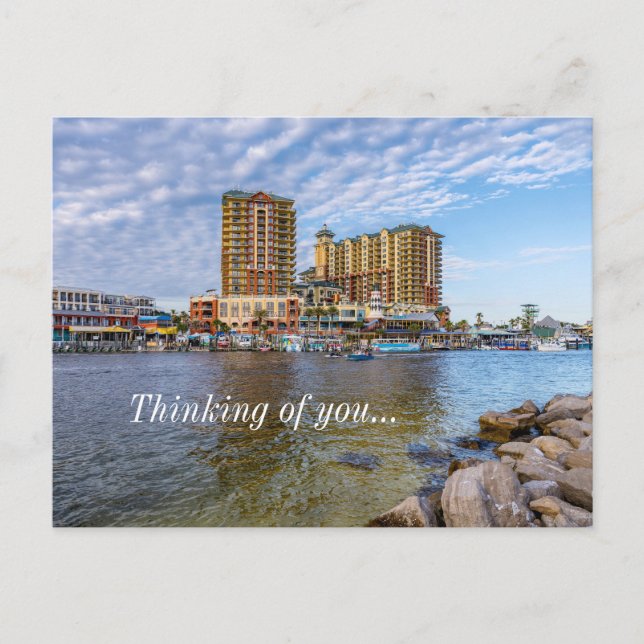 Carte postale Destin Harbor Boardwalk Thinking Of  (Devant)