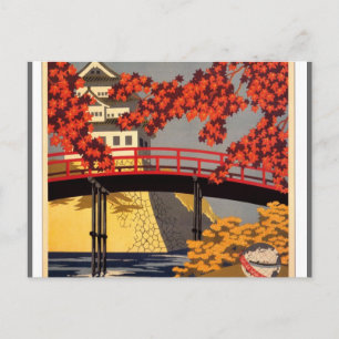 Carte Postale Destination : Affiche de voyage Japon
