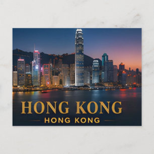 Carte Postale Destination de voyage de luxe avec vue moderne sur