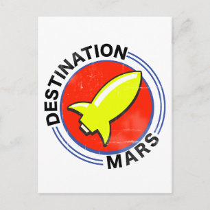 Carte Postale Destination Mars