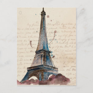 Carte Postale Destinations   Lettres De La Tour Eiffel