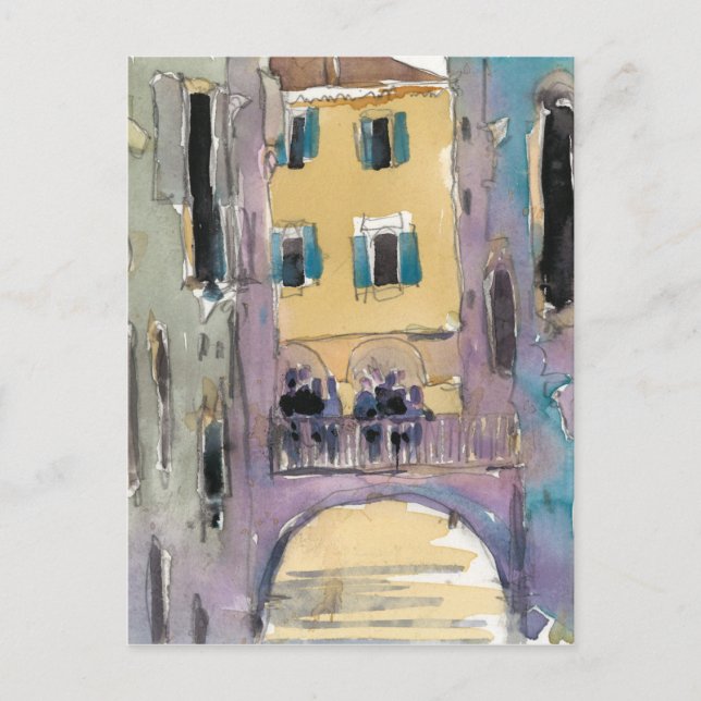 Carte Postale Destinations | Venice Canal Bridge View (Devant)