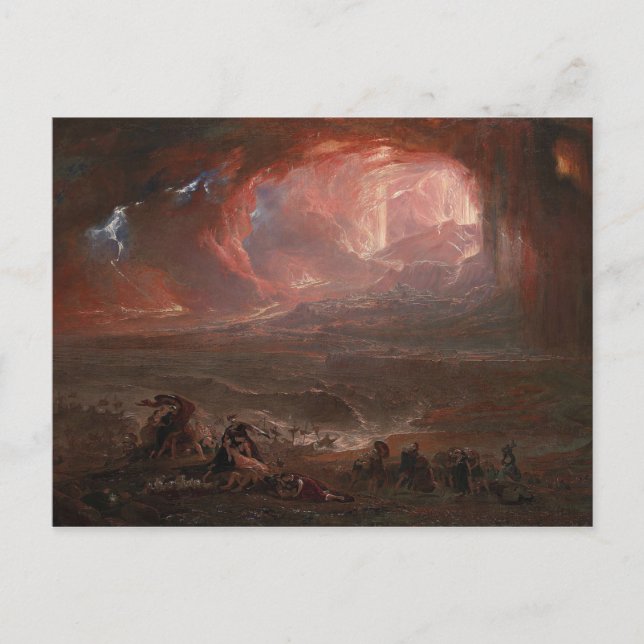Carte Postale Destruction de Pompéi et Herculaneum (Devant)