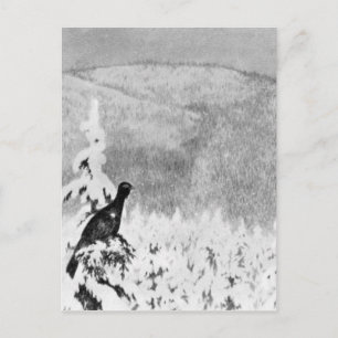 Carte Postale Det Sner Og Det Sner par Theodor Severin Kittelsen