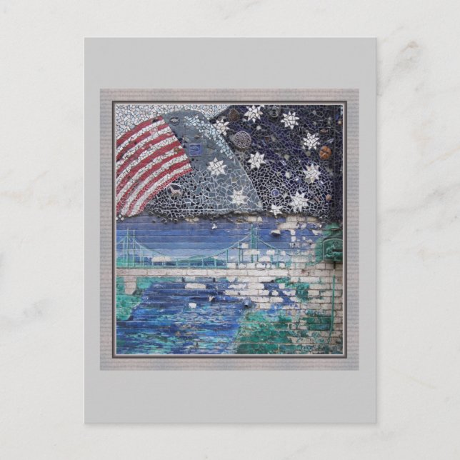 Carte Postale Détail de la fresque (Devant)