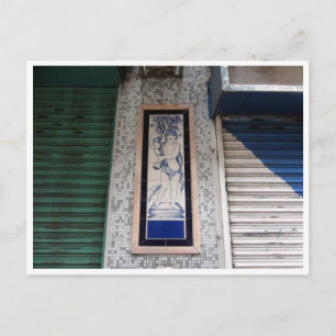 Carte Postale détail de la rue macau