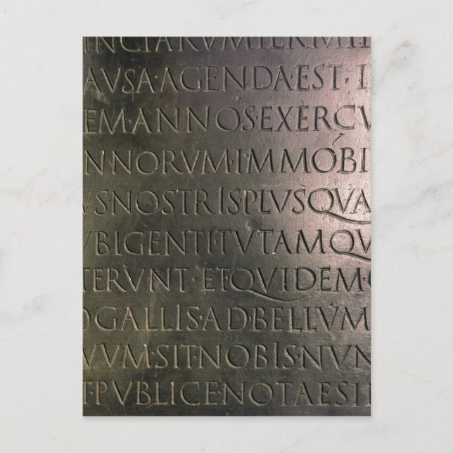 Carte Postale Détail de la table Claudian (Devant)