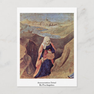 Carte Postale Détail De L'Annonciation Par Fra Angelico